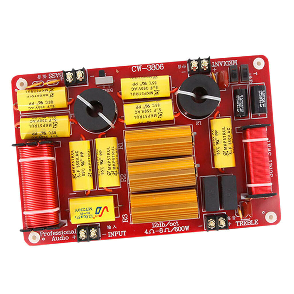 600W loudspeaker audio frequency divider crossover 3 way module, audio