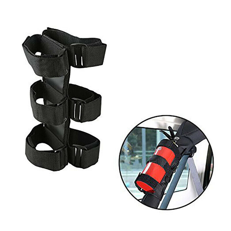Adjustable Roll Bar Fire Extinguisher Holder 3 Lb for Jeep Wrangler Fire ExtinK2