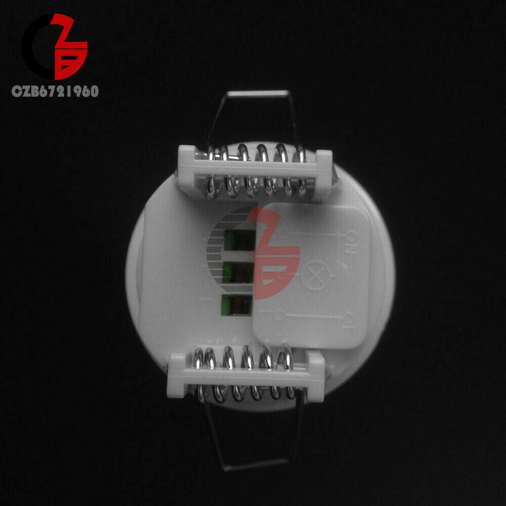 AC 240V 360° Embed PIR Motion Sensor Detector Infrared Home Light Control Switch