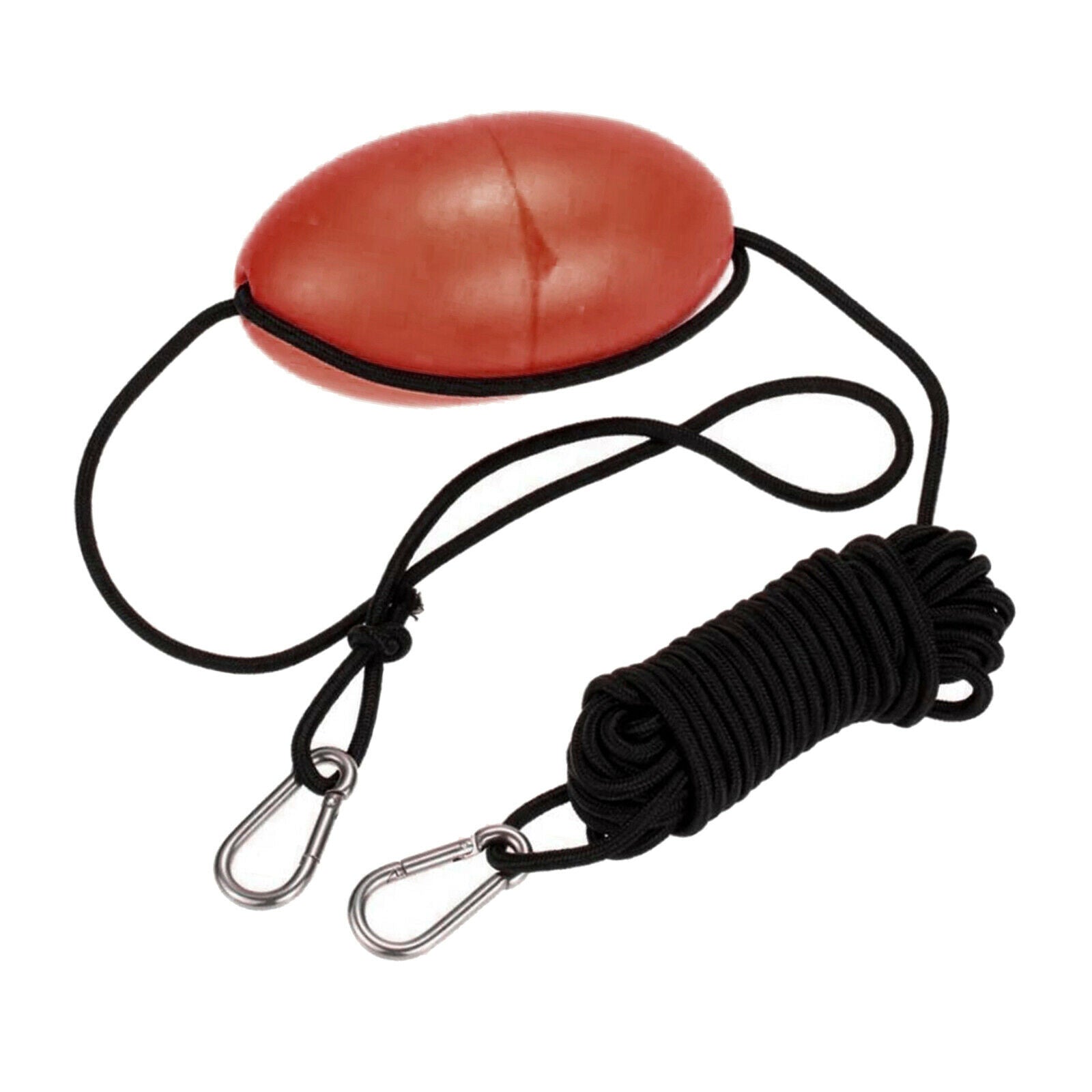 30ft Kayak Anchor Tow Rope River Throw Line Leash Carabiner for Boat Marine
