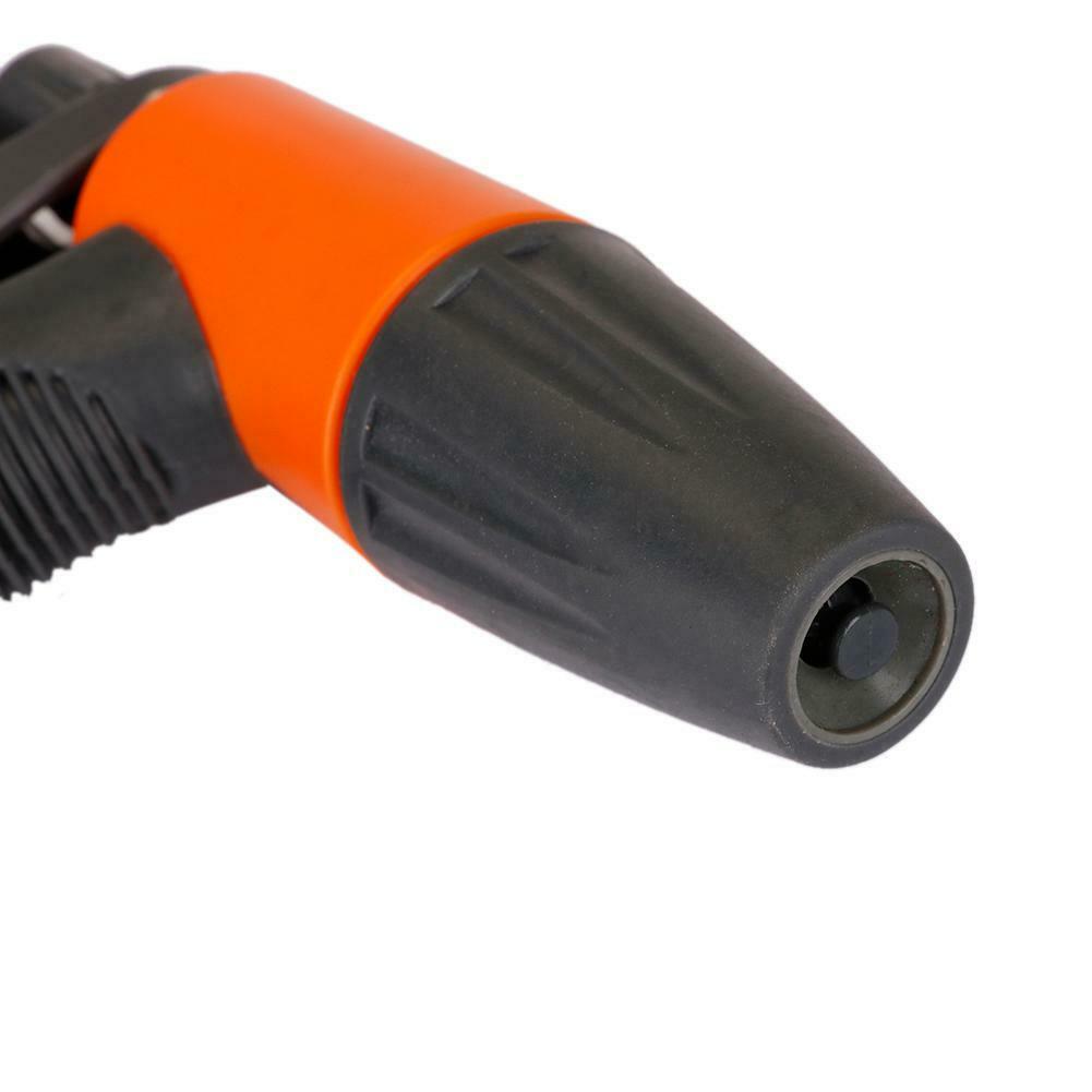 Garden Cleaning Water Gun with 2.5m Retractable Spring Hose Connector Set @