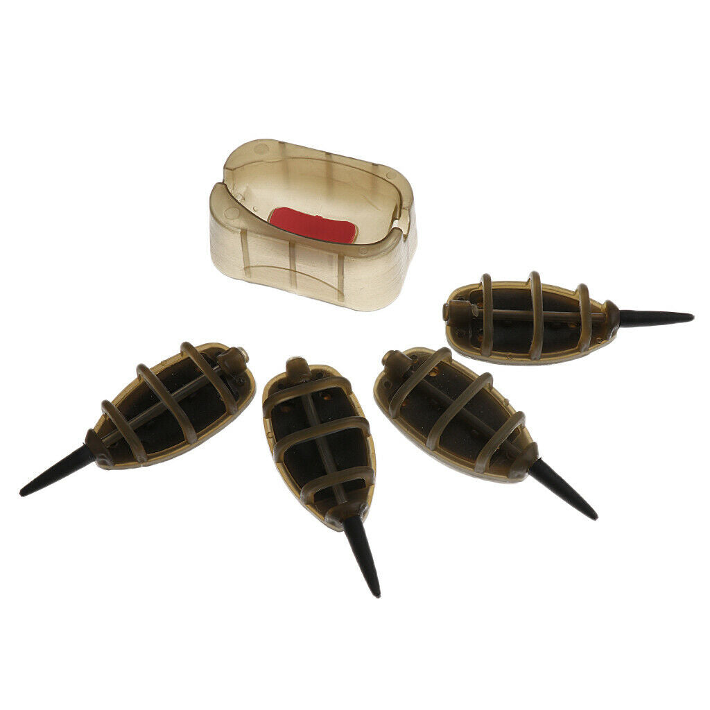 Carp Fishing 4   Method Feeder and 1 Mould Set Fishing Terminal Tackle
