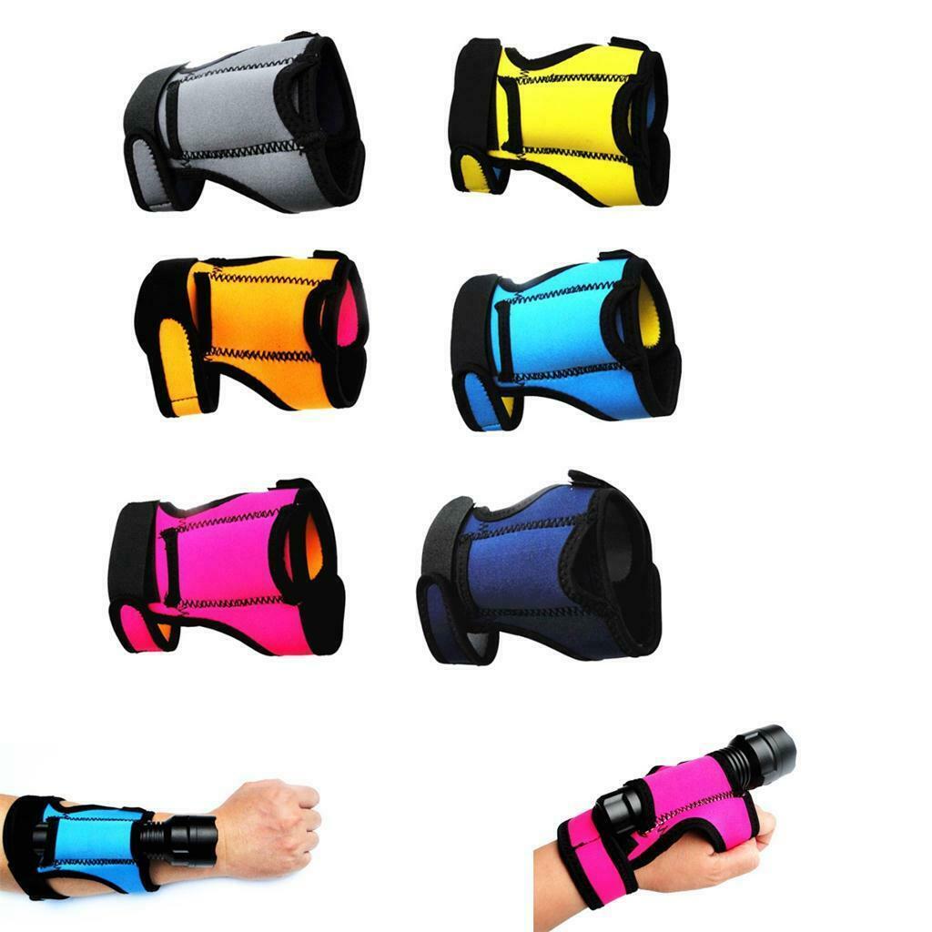 2x Flashlights Holder Strap Wrist Underwater Scuba Diving for Scuba Diving