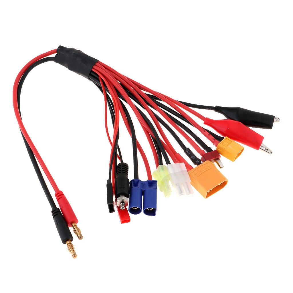 Multifunctional Charger Adapter Cable XT60 XT90 EC5 JST FUTABA JR Plug Wire