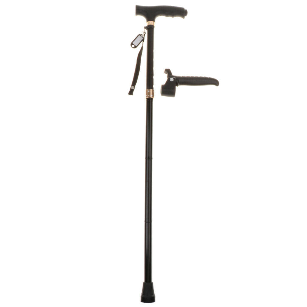 Anti Shock Trekking Poles Collapsible Anti Slip Hiking Walking Support Stick