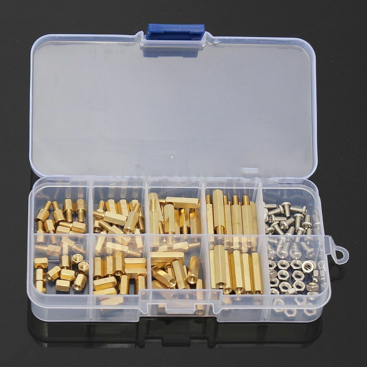 120Pcs M3 Male-Female Brass Hex Column Standoff Support Spacer Kit For PCB Board