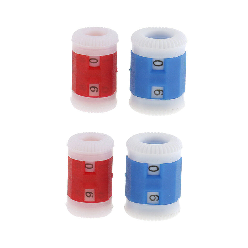 4pcs 2 Sizes Plastic Knit Counter Knitting Crochet Stitch Marker Row Counter