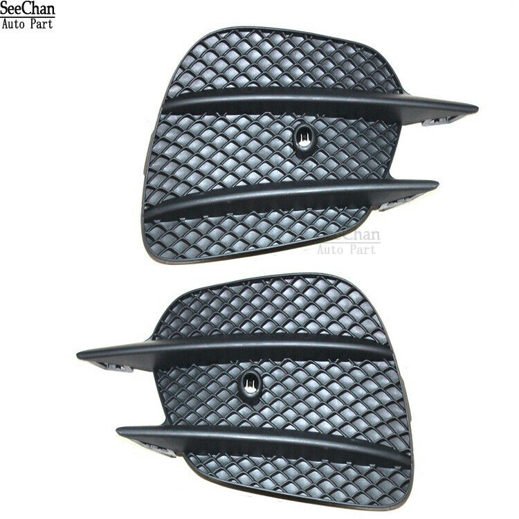 Fit For 17-18 Mercedes E300 Pair Bumper Face Bar Grilles Driver & Passenger Side