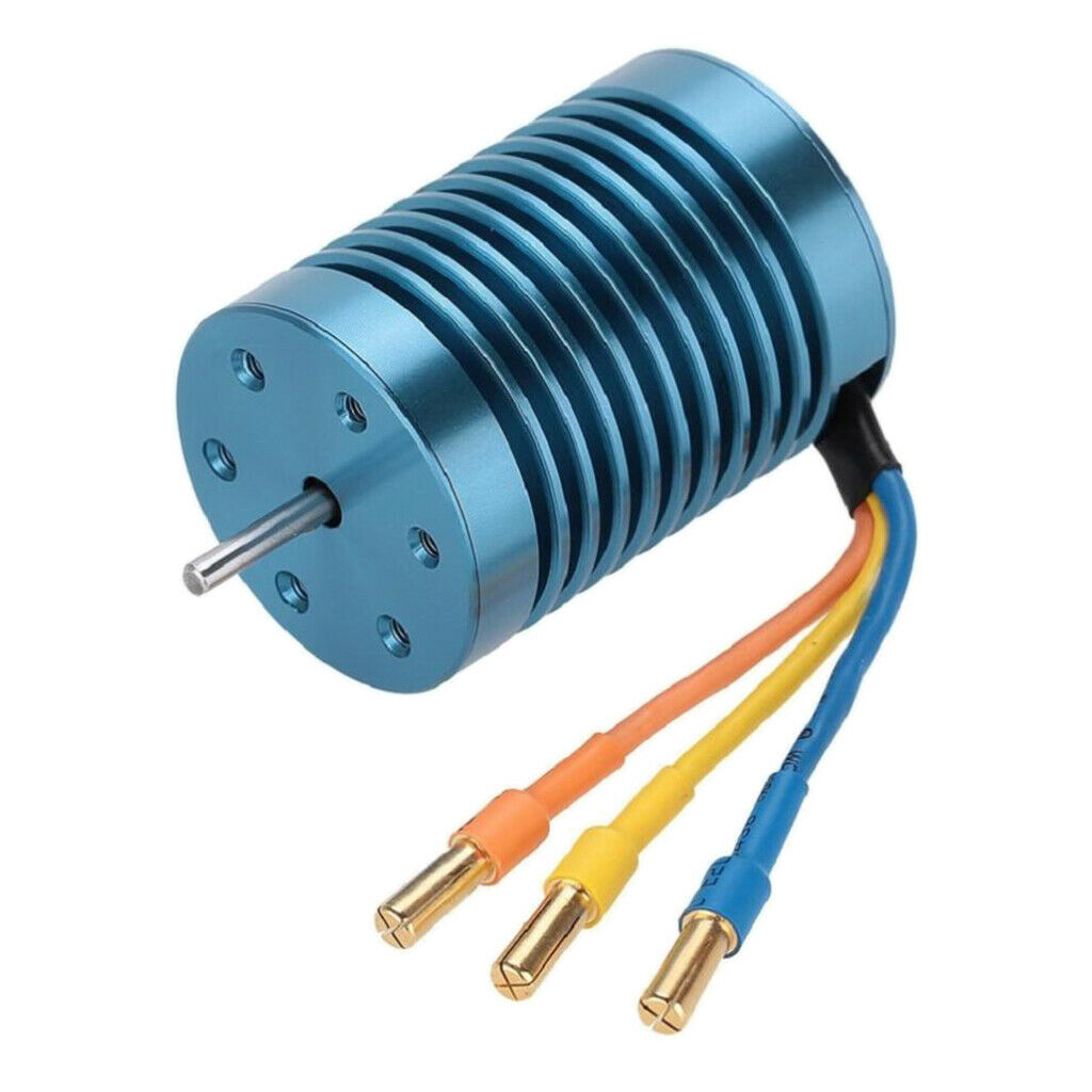 F540 3300KV Slot Waterproof Brushless Motor Sensorless for 1/10 1/12 RC Racing