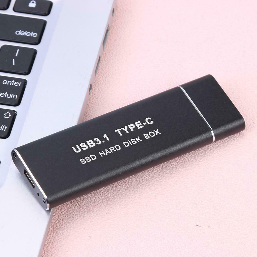 Hard Disk Case SSD USB3.1 Type C to M.2 NGFF External Hard Drive Enclosure #k
