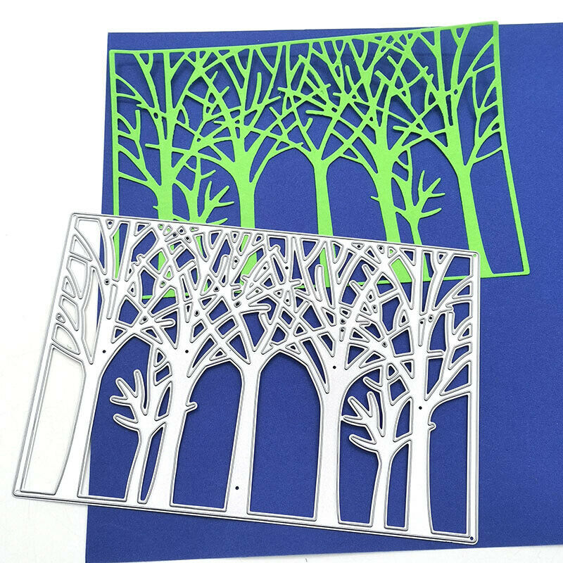 Nice Tree Cutting Dies Background Metal Cutting Dies Stencils For Card Ma.l8
