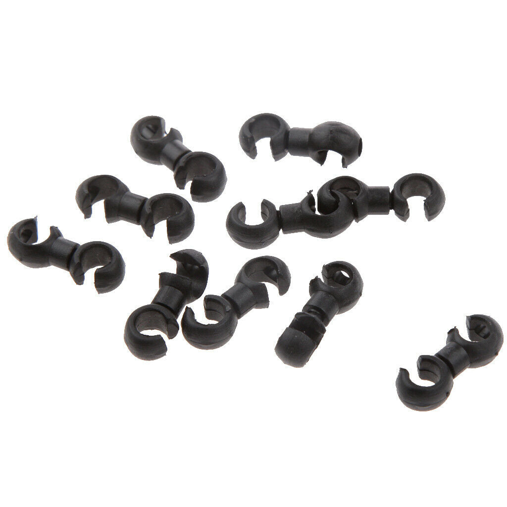 50x Plastic Cable Clips Bicycle Shift Hose Cables Clamp Buckle Tie Down