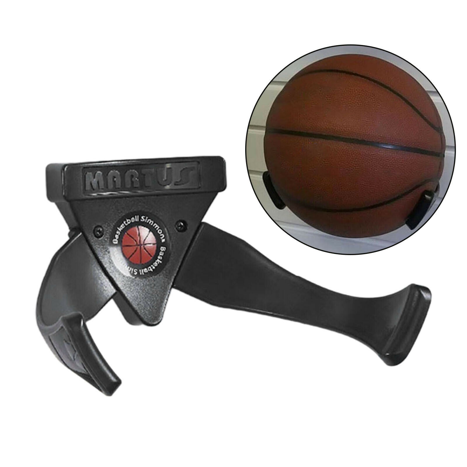 Sports Ball Holder Rack Claw Design Basketball Wall Storage for Soccer Rugby