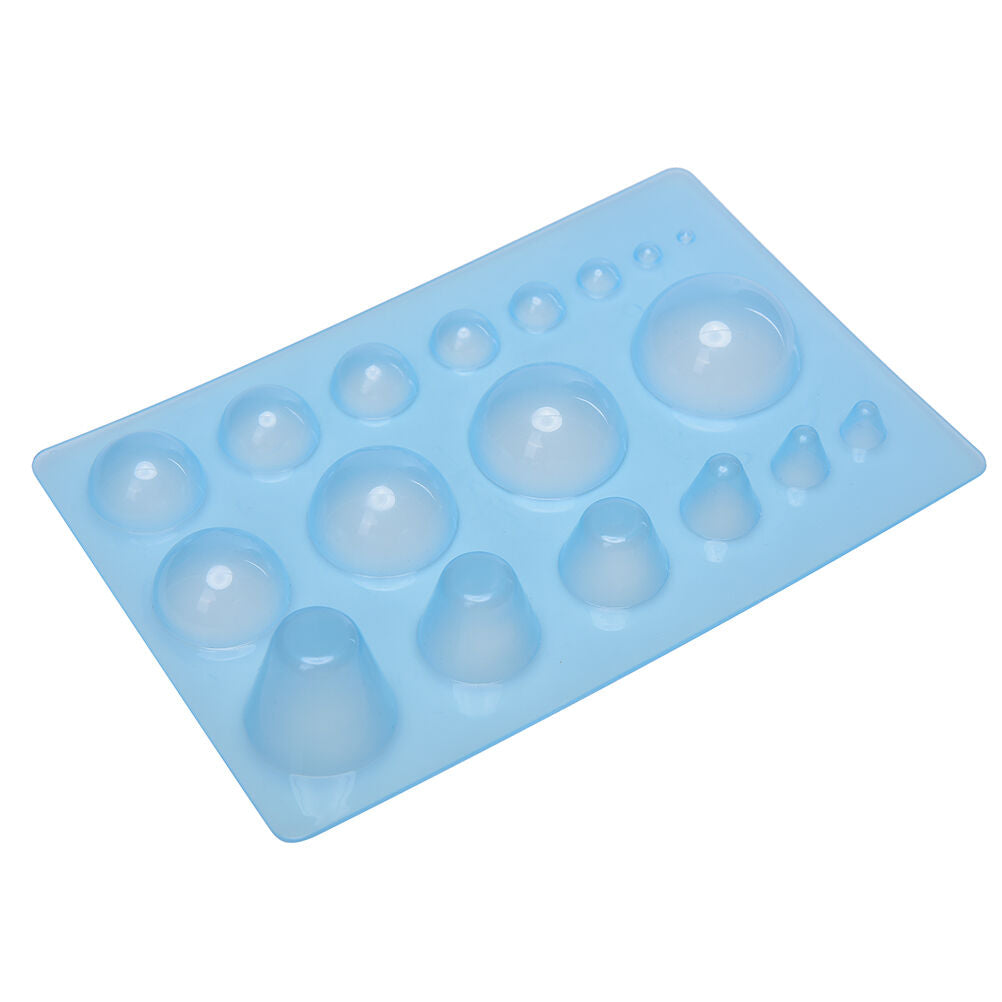 1Pc Plastic Paper Quilling Mould Half Ball Domes DIY Paper Craft Tool 13*2.l8