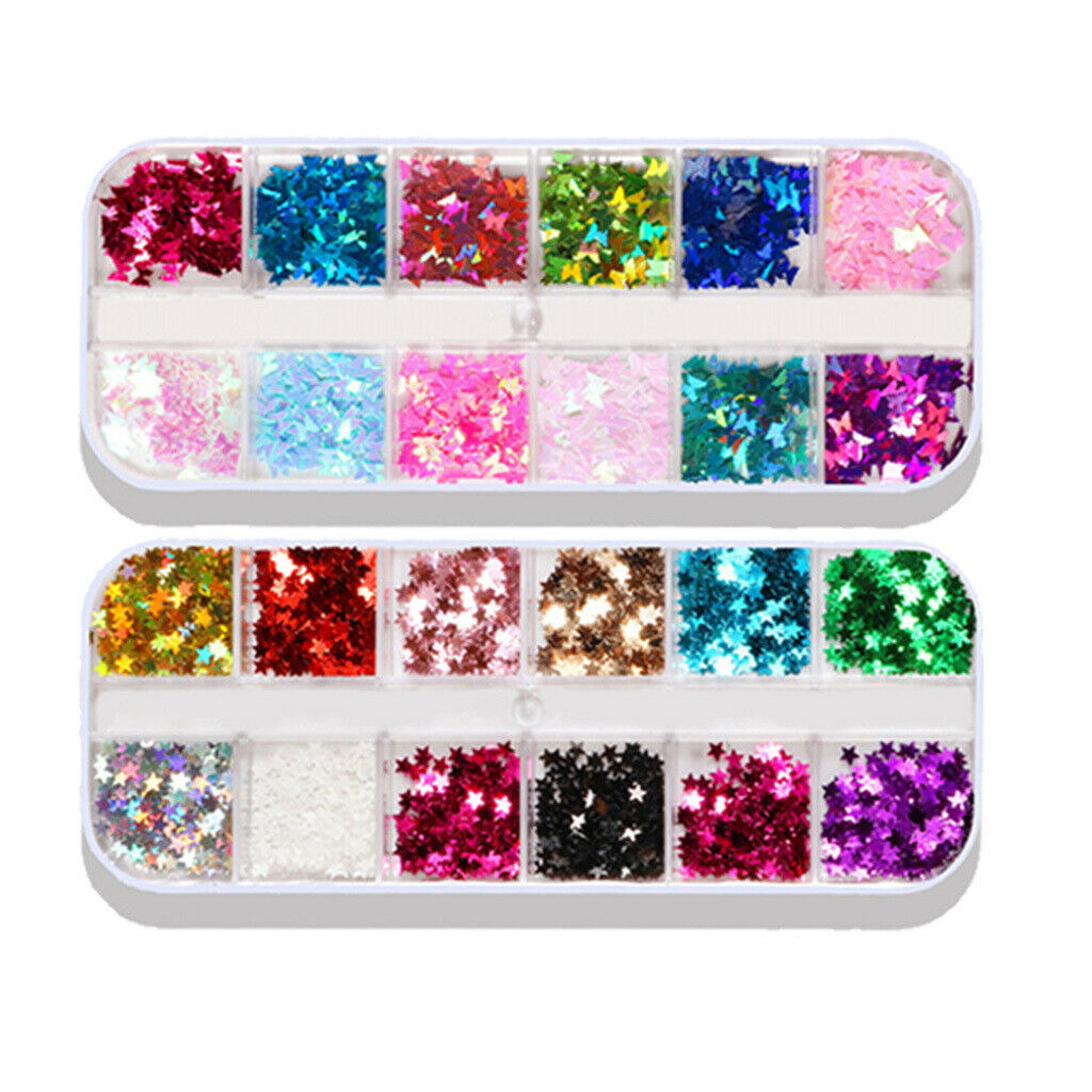 Colorful DIY Crafts Nail Sequins Paillette Manicure Nail Art Design Supplies