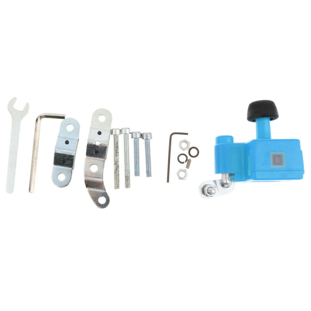 Bicycle Dynamo 5 Volts Friction Generator with Fitting Clamp for Cycle Blue