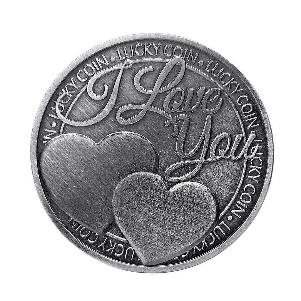 Romantic Couples Souvenir Coin Commemorative Coin Sentimental Love Lucky Coin