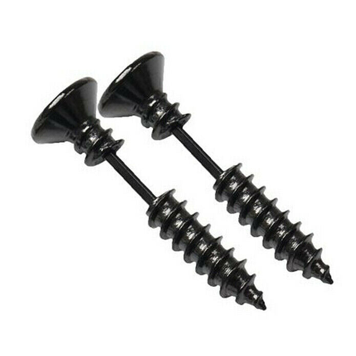 Unique Screw Shape Piercing Earring Studs Ear Decor Men Women Hippop Punk