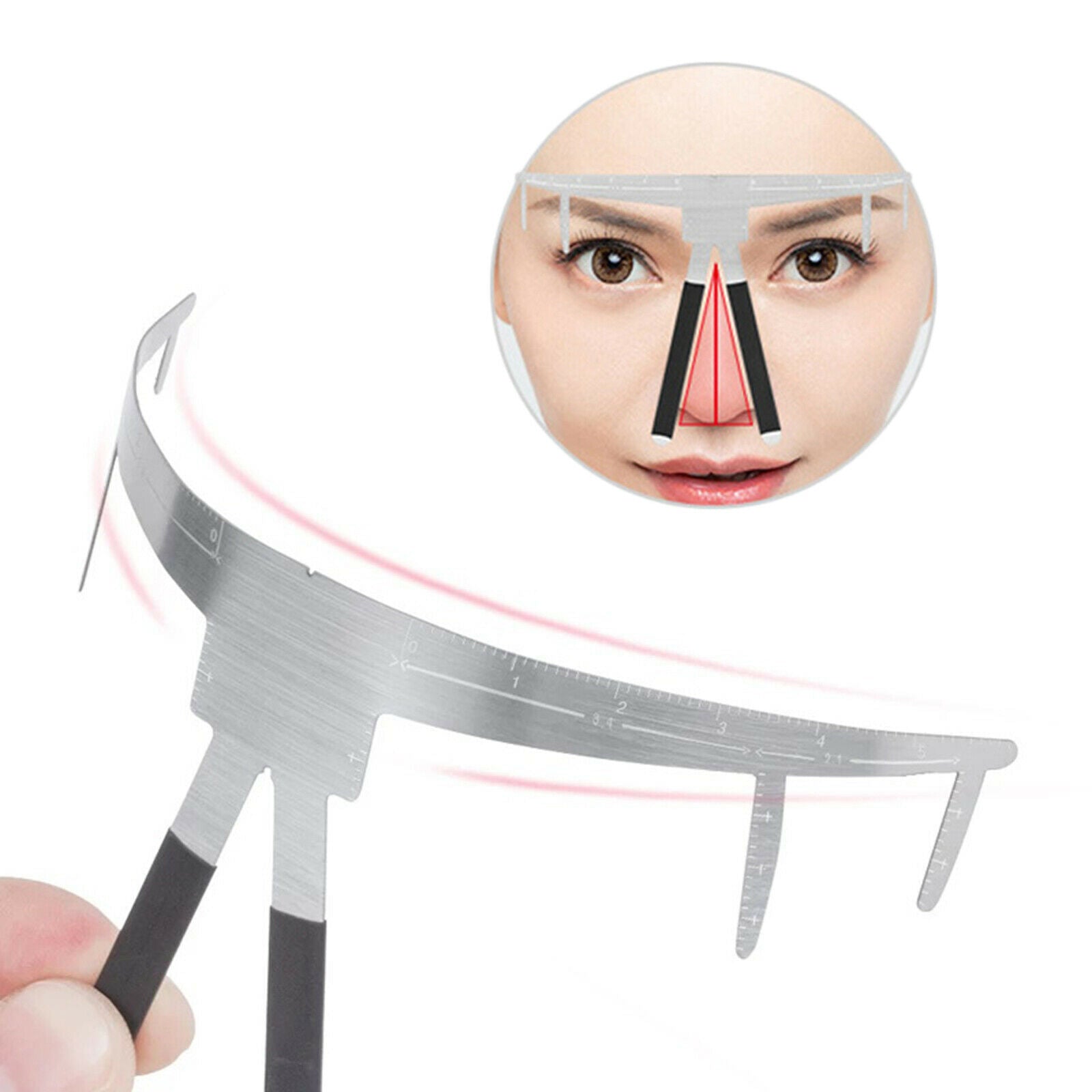 Tattoo Eyebrow Ruler Makeup Accessories Supplies Tool for Eyebrow Measuring