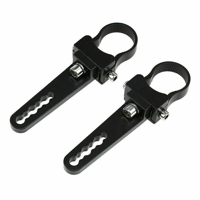 2PC 1.25" O Type Tube Bullbar Mounting Bracket Clamps Fog Off Road LED Light Bar