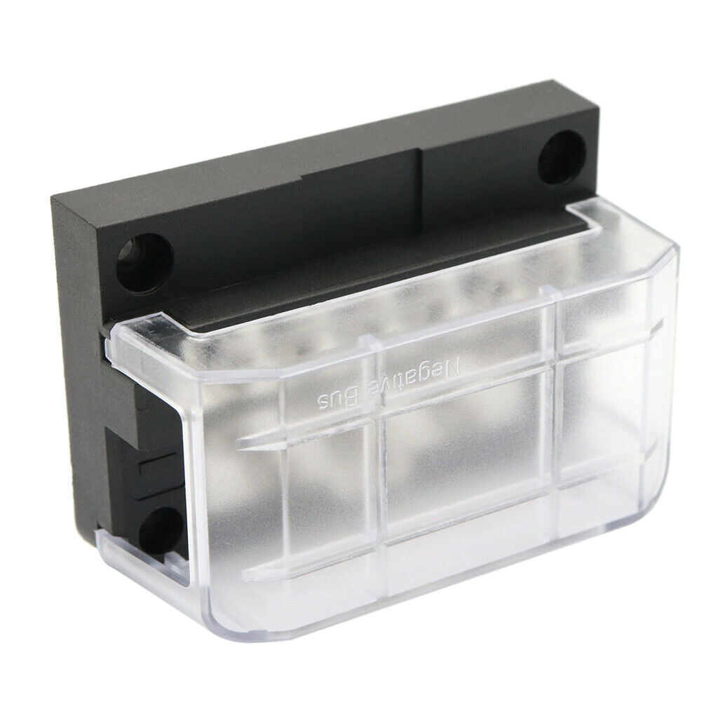 12 in 1 Junction Block Power Post Set Box Negative Bus Bar for Boat Marine