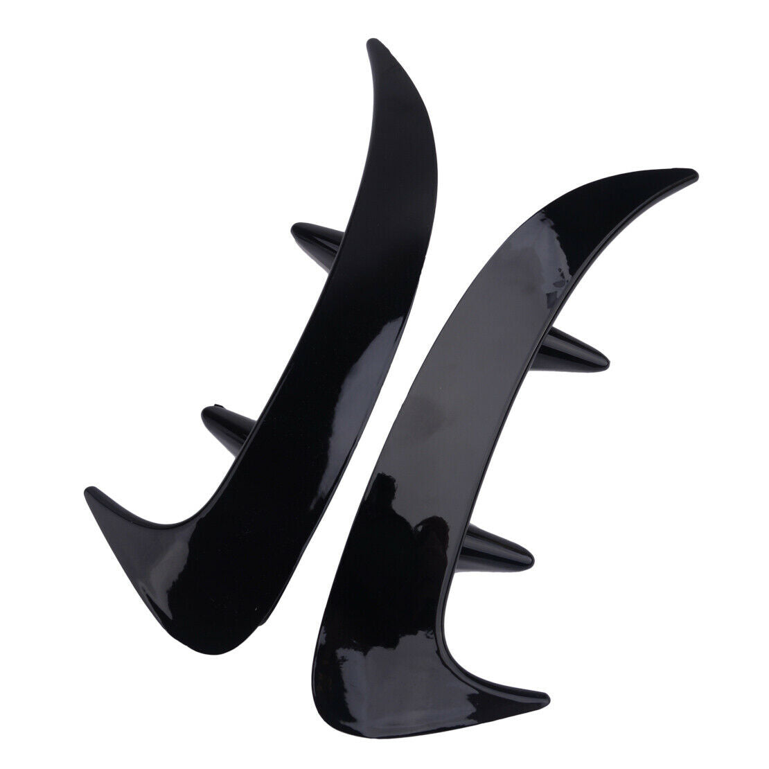 Pair Rear Bumper Fins Canards Splitter fit for Mercedes-Benz W177 A200 A220