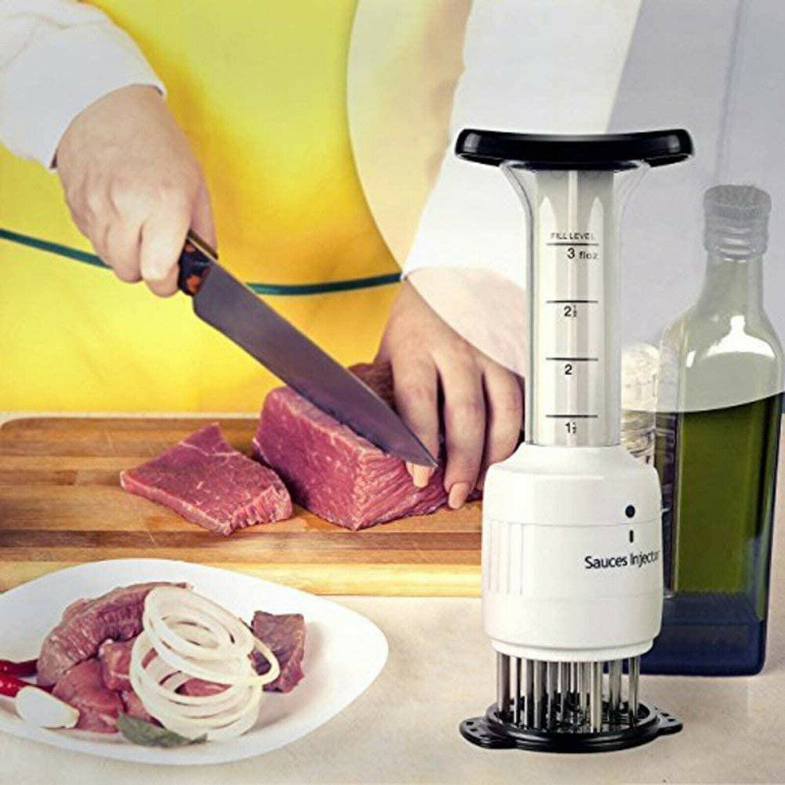 Meat Tenderizer Meat Injector Needle for Tenderizing Chicken Kitchen BBQ