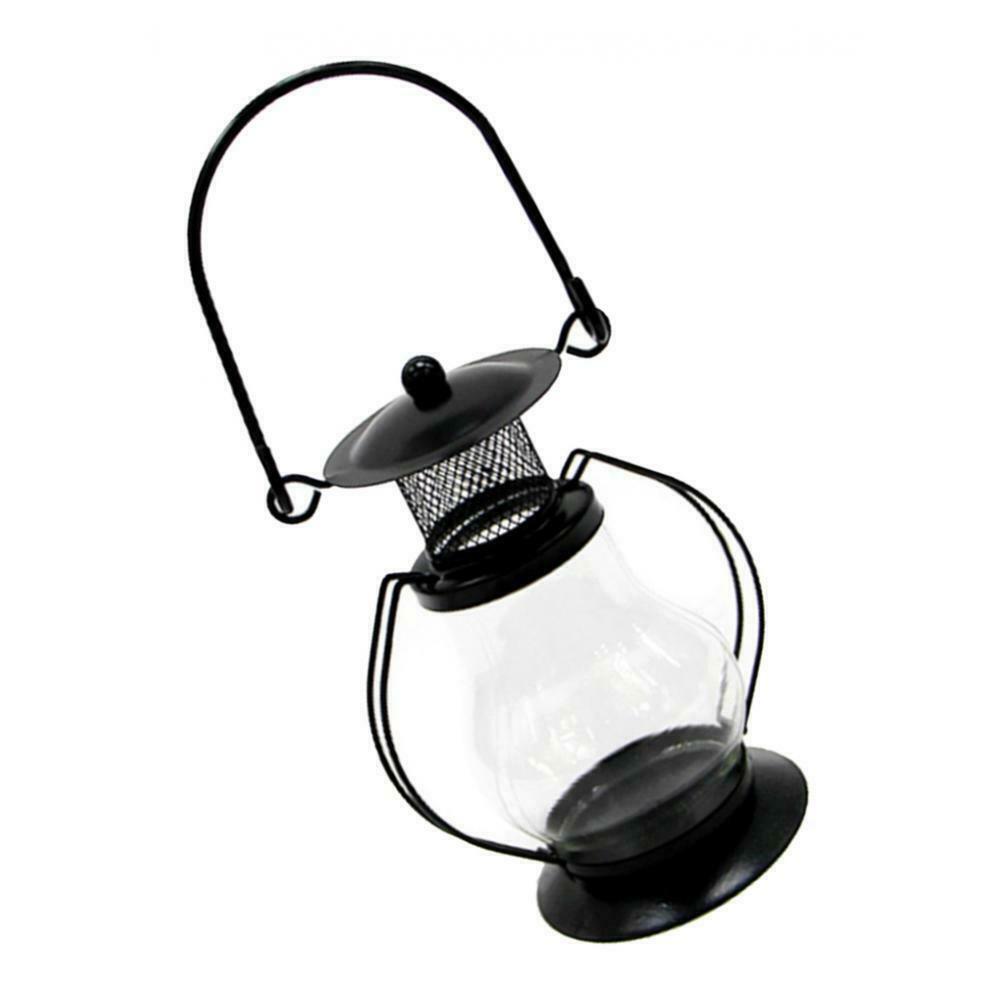 Camping Tent Lantern Portable Working Lamp Iron for Multi Purpose Use Black
