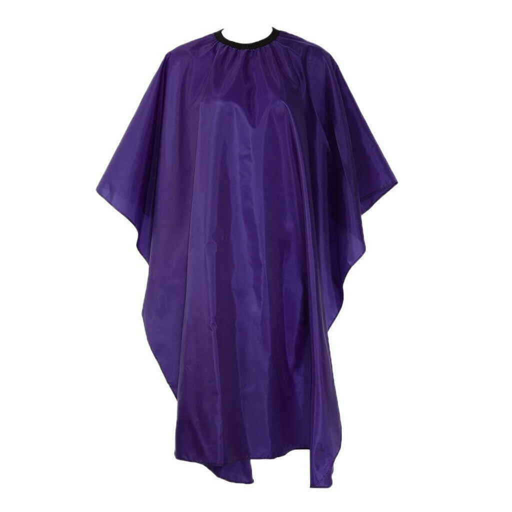 2x Large Barber Salon Hairdressing Gown Hair Cutting Cape Unisex Purple