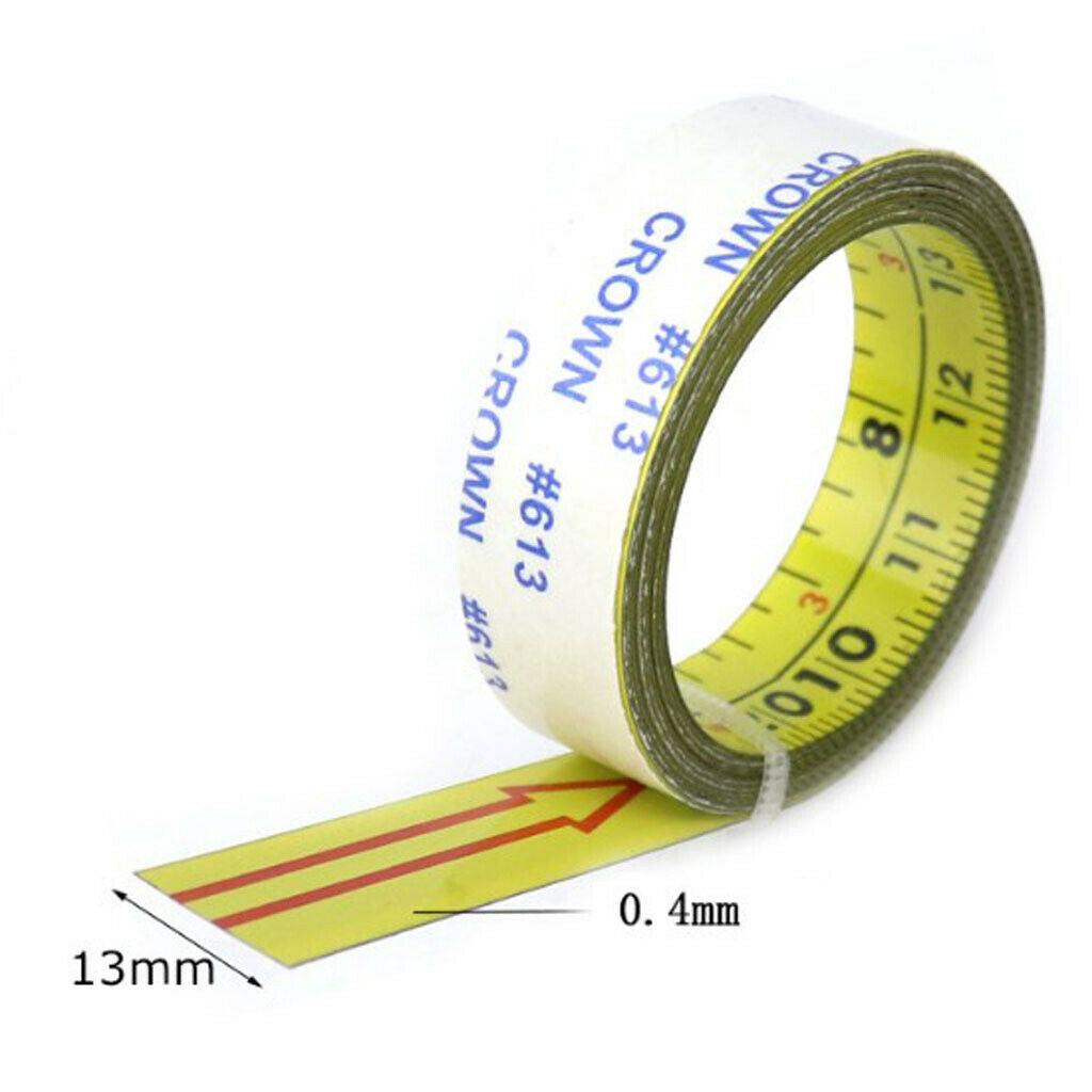 Self Adhesive Measure Tape Metric Ruler Measure Tools Left to Right(0-200cm)