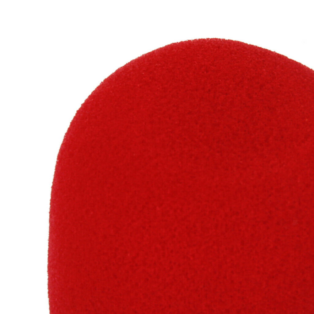 5 Pcs Studio Microphone Foam Mic Shield Cover for KTV/Home Red
