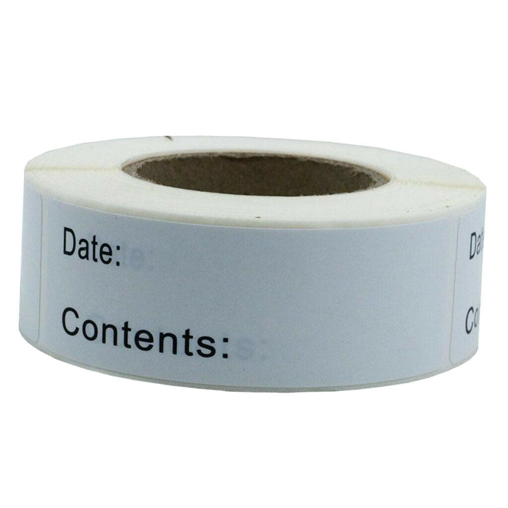 Food Labels Adhesive Stickers Paper Self-Adhesive Date Mark Labels DIY Mug