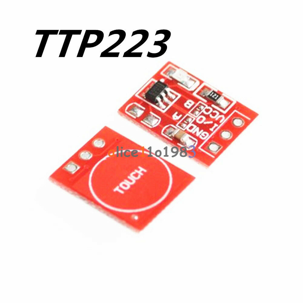 10PCS TTP223 Capacitive Touch Switch Button Self-Lock Module for Arduino