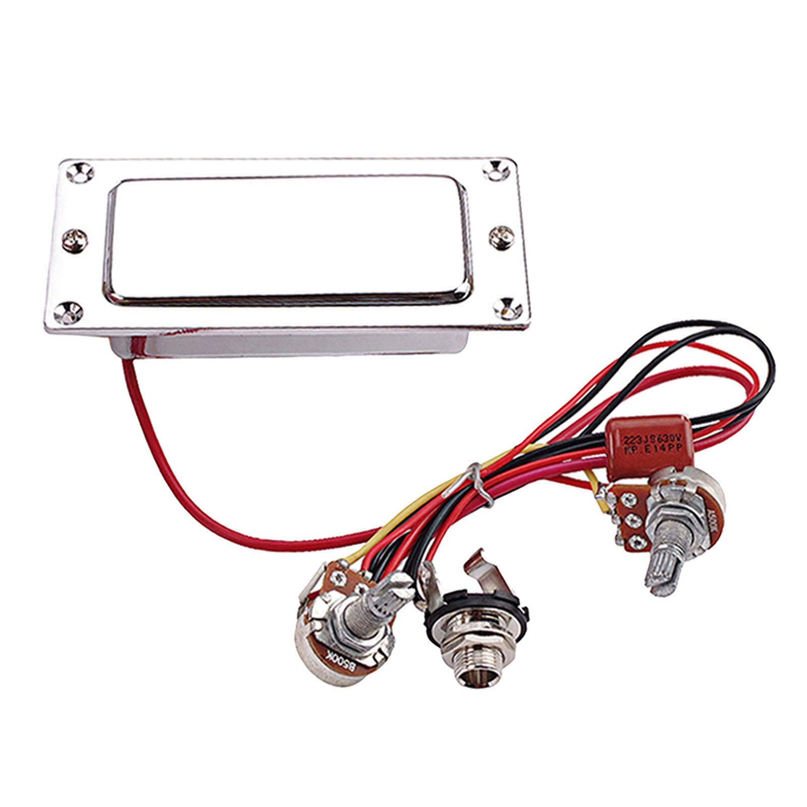 Pre-wired Double Coil Guitar Pickup Volume   Pots Guitar Humbucker Pickup