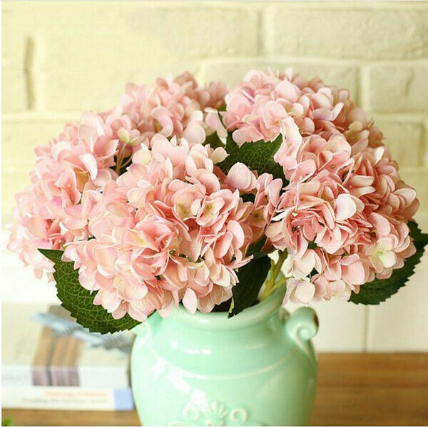 2x Artificial Flowers Artificial Flowers Hydrangea Flower Plants Wedding Home