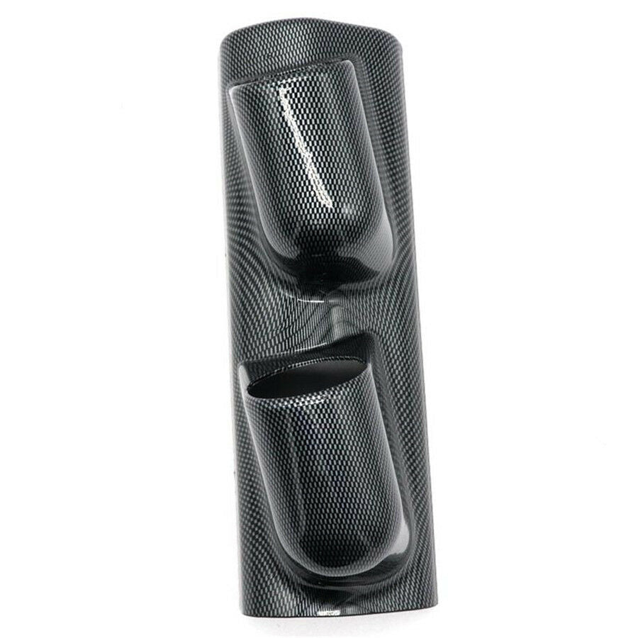 Car Meter 2"(52mm) Carbon Fiber A Pillar Pod Dual Holes Gauge Holder Pod - Left