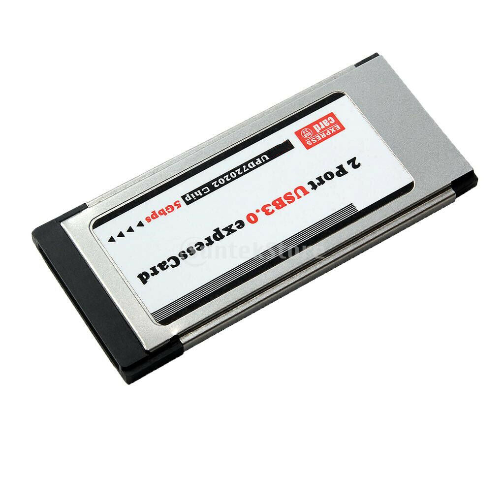 34mm/54mm Express Card to 2 Port USB 3.0 Adapter Converter for Laptop
