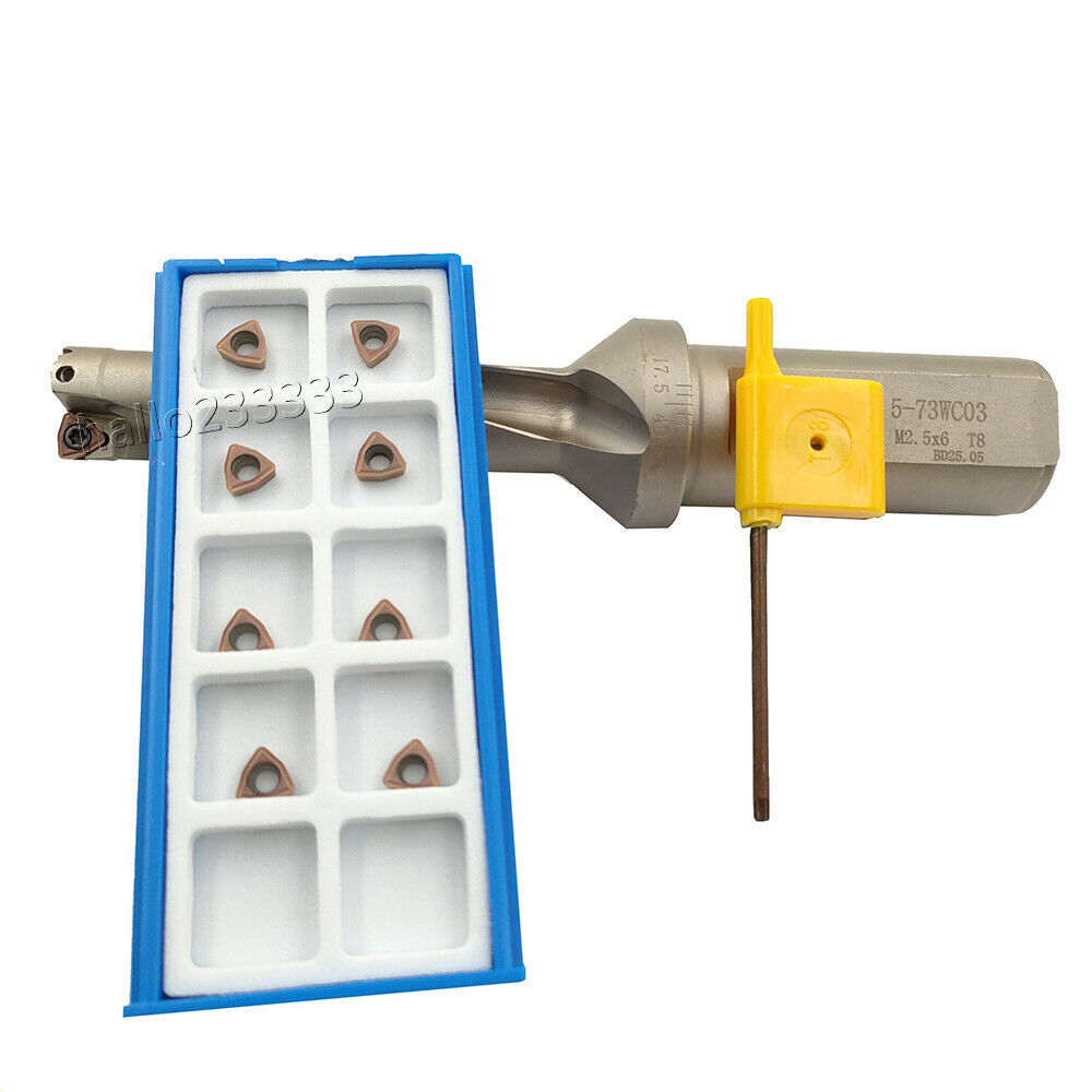 WPD-175-4D-C25 16.5mm U drill indexable drill + 5PCS WCMT030208 ZM1025 insert