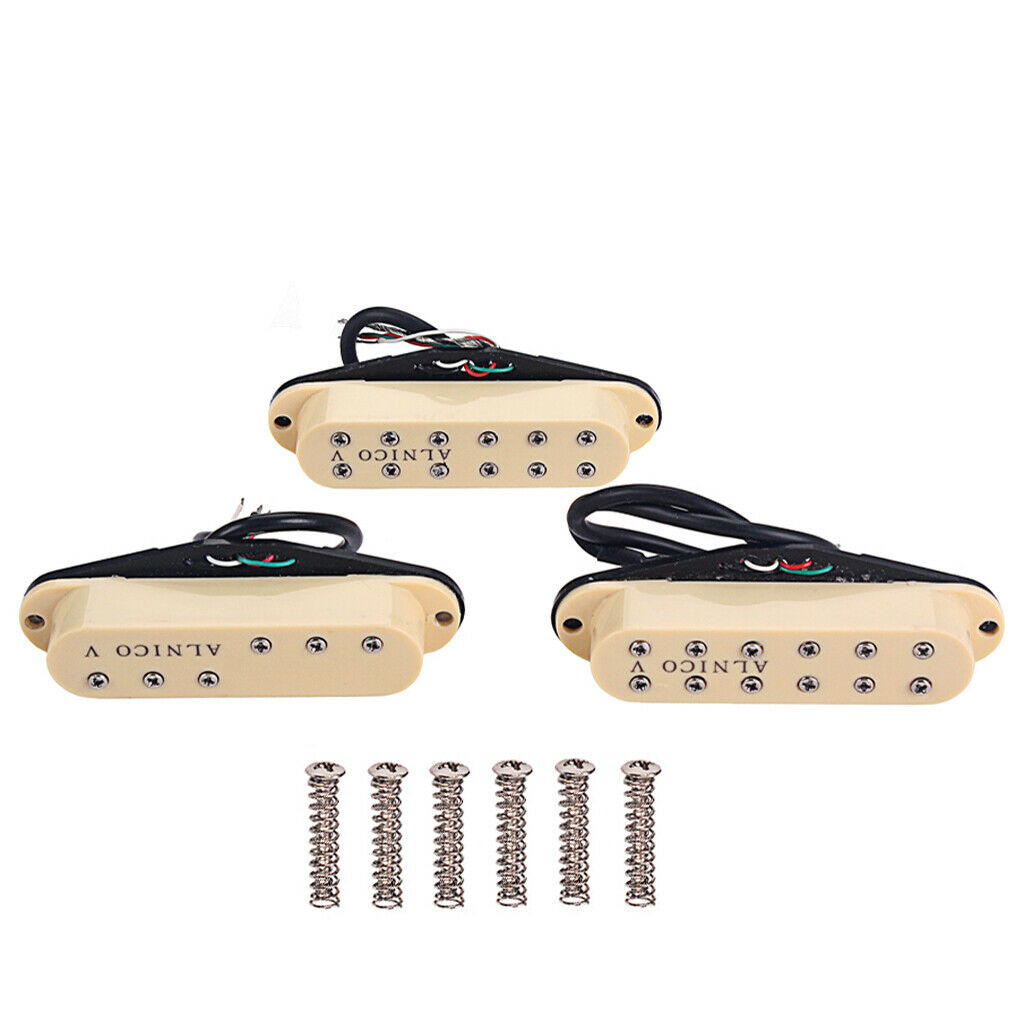 Alnico V Humbucker Pickup Neck/Middle/Bridge Set for ST Electric Accessories