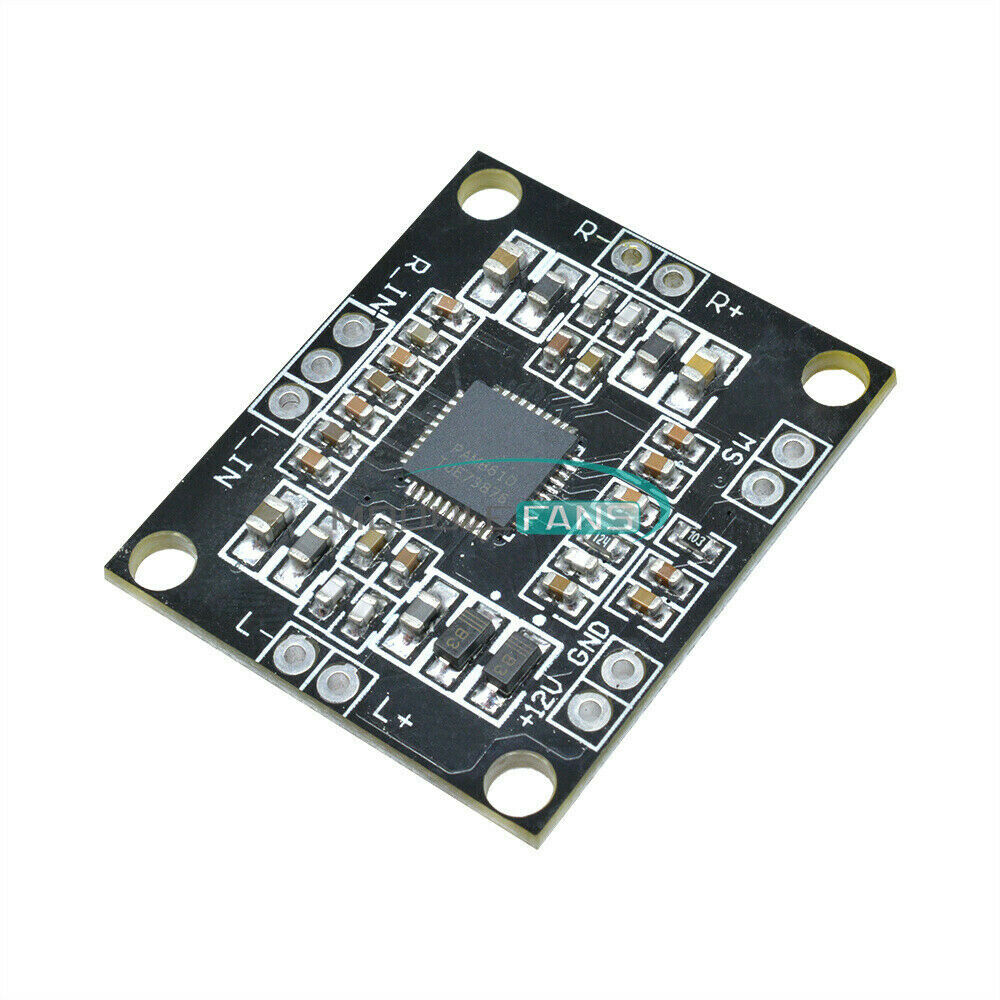 2PCS PAM8610 2*15W Dual channel Stereo Class Digital Amplifier Board 12V