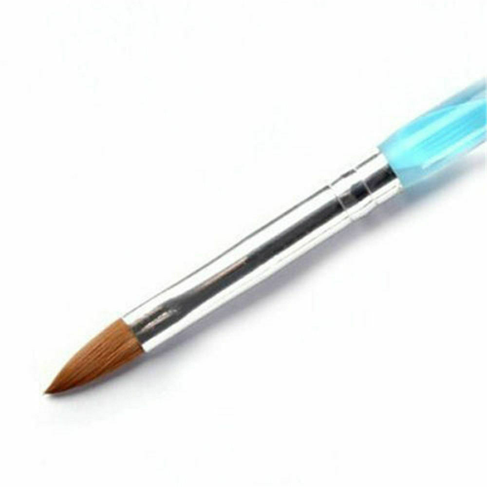 5pcs Acrylic Nail Art UV Gel Carving Pen Brush Liquid Powder No.4 6 8 10 12 Set