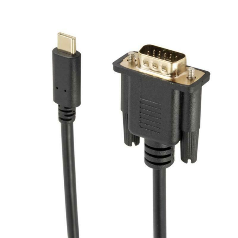 Type-C to VGA Converter for Computer Laptop Tablet High Speed Connection Cable
