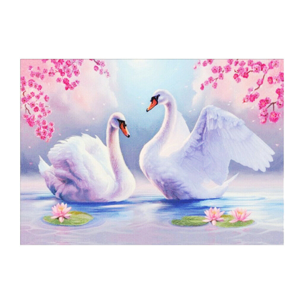 5D DIY Diamond Painting Embroidery Cross Stitch Kit for Home Decor Swan