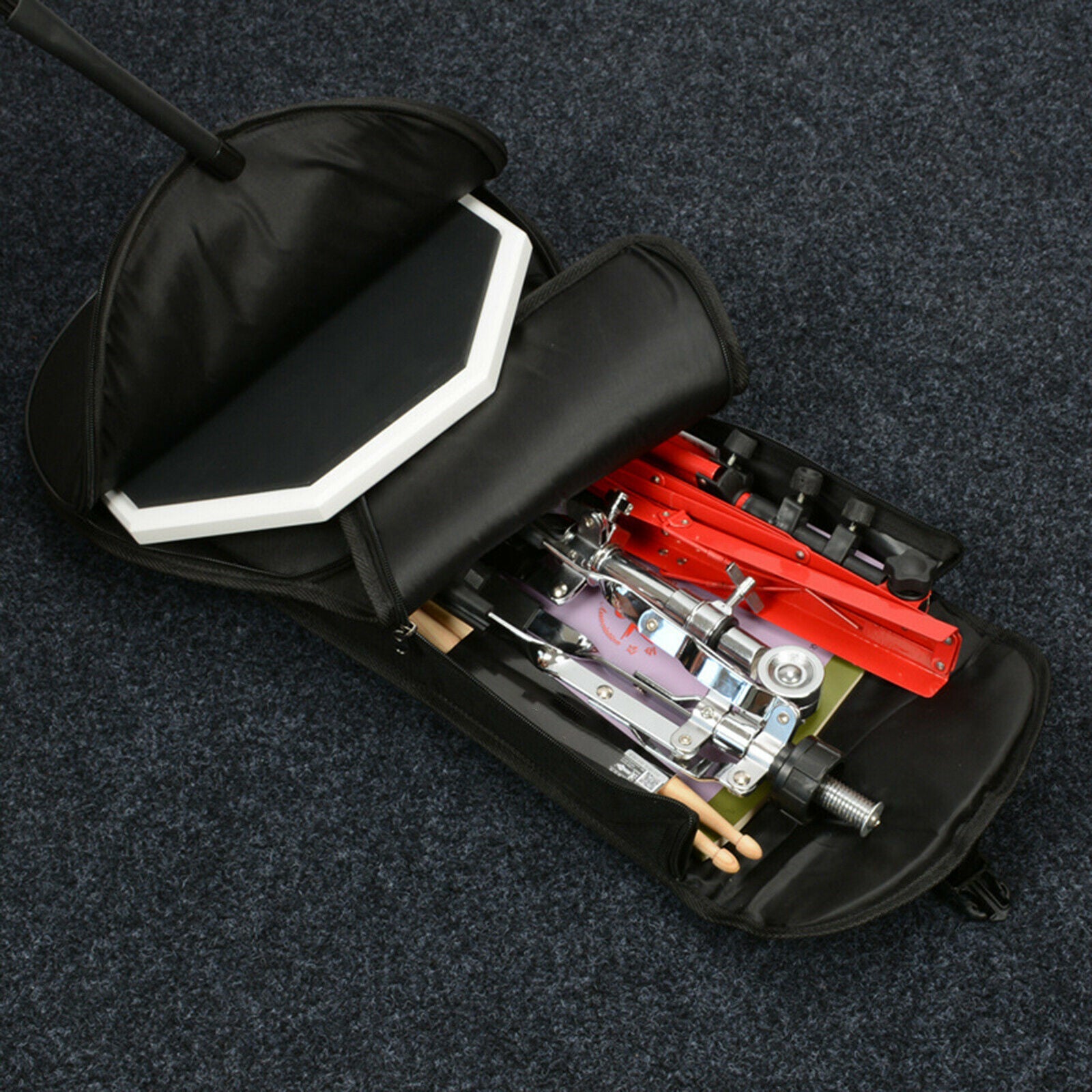 Portable Oxford Cloth Dumb Drum Bags Drum Pouch Storage Bag Shoulder Bag