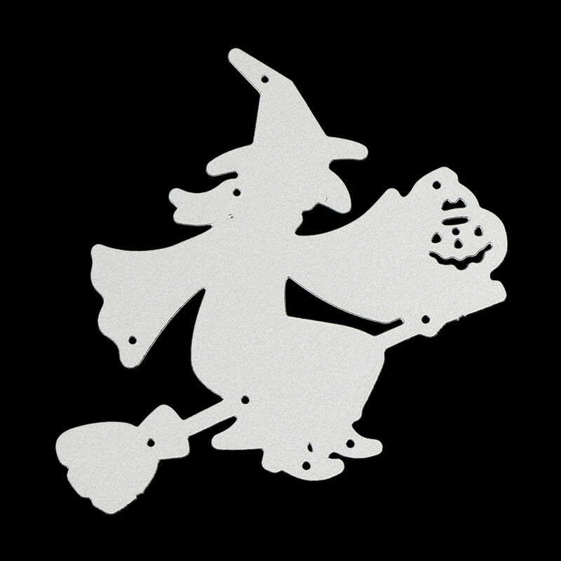 halloween magic broom metal cutting dies stencil scrapbook albumembossing.l8