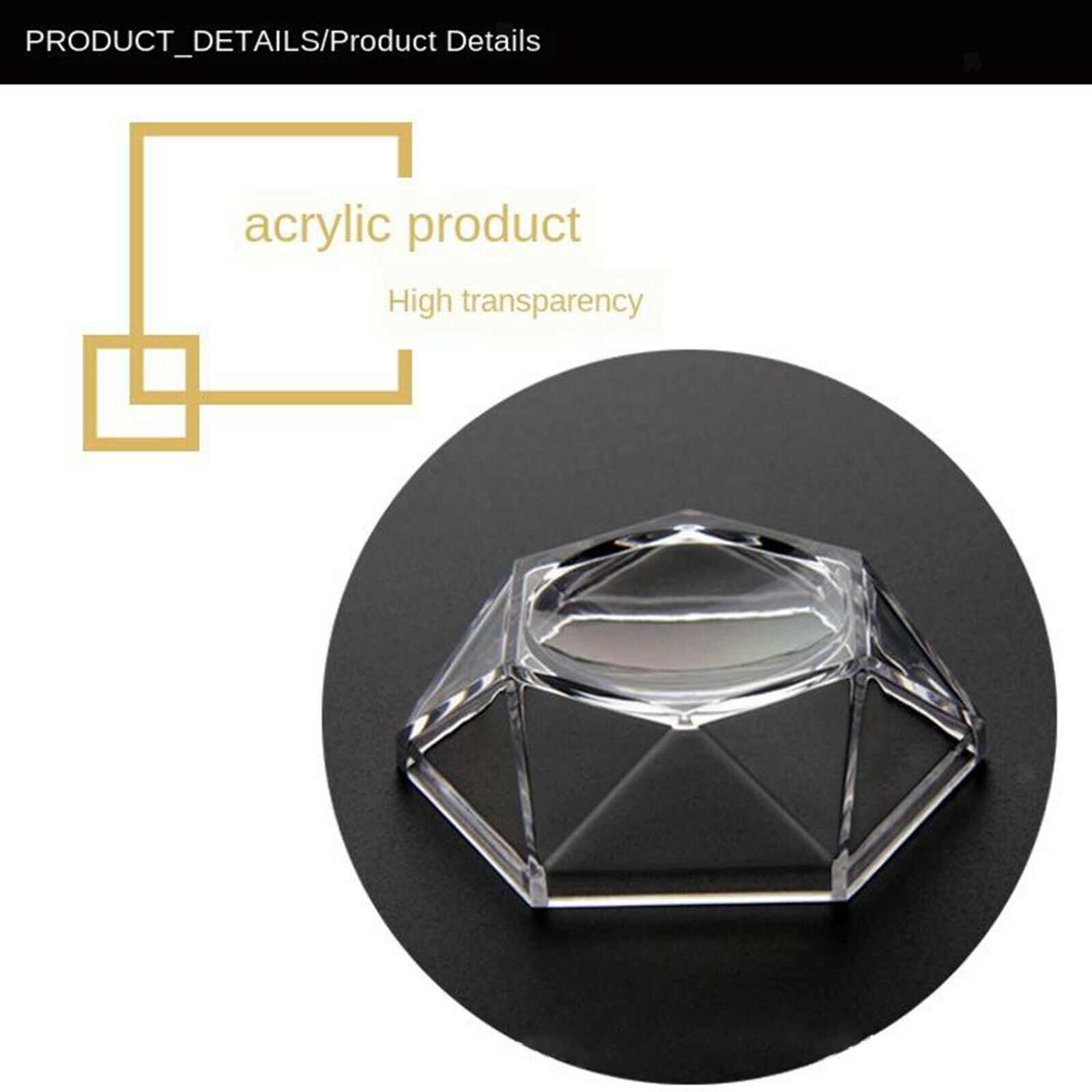Crystal Ball Acrylic Base Sphere Holder Home Decor DIY Display Stand Small