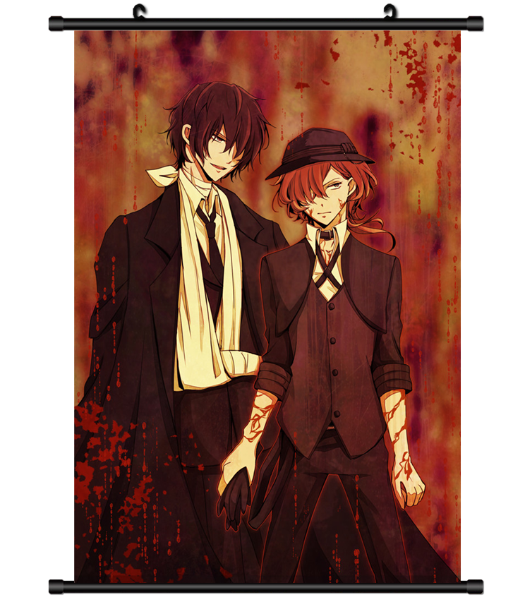 3890 Anime Bungou Stray Dogs wall Poster Scroll