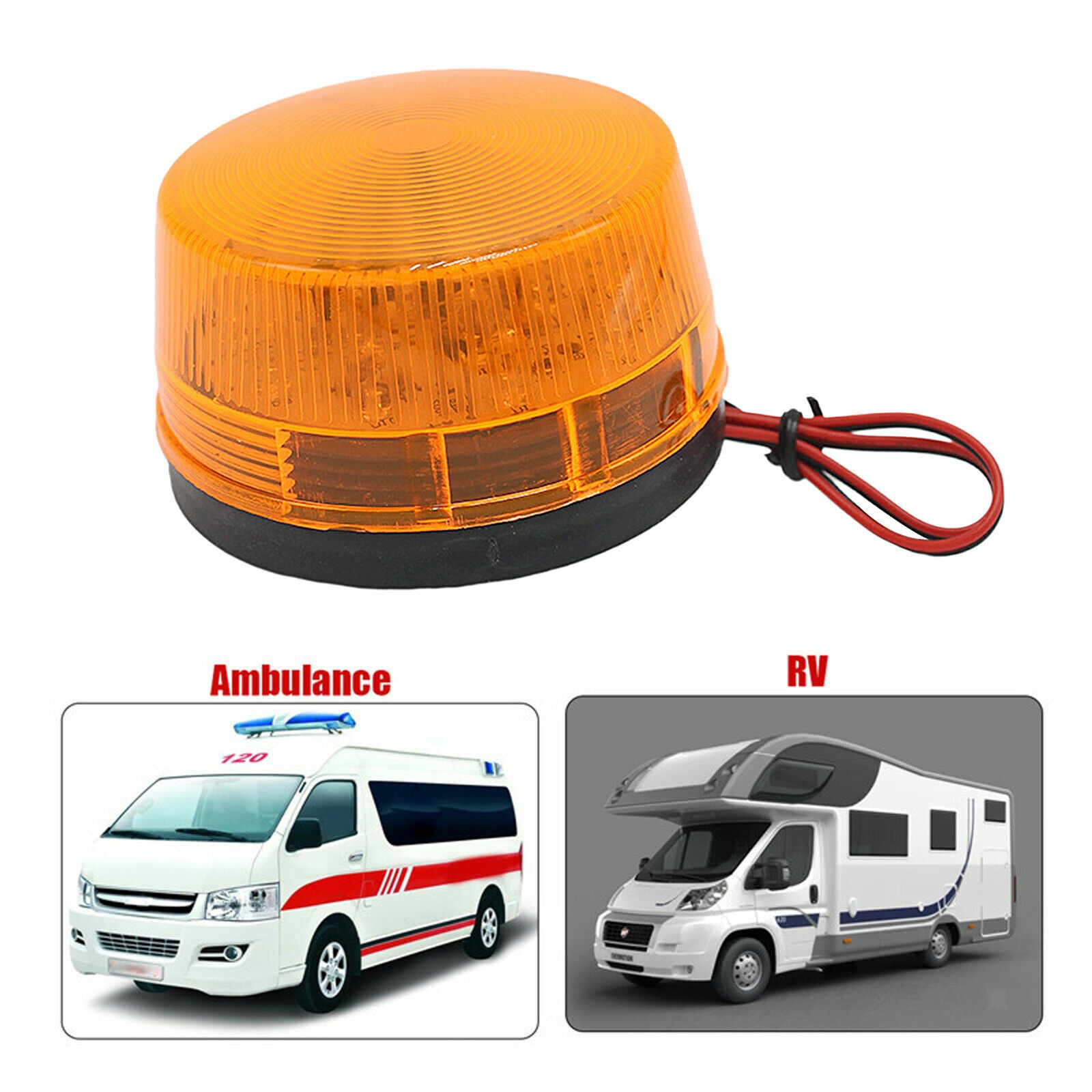 LED Strobe Light Rooftop Emergency Warning Flashing Lights for Truck Trailer
