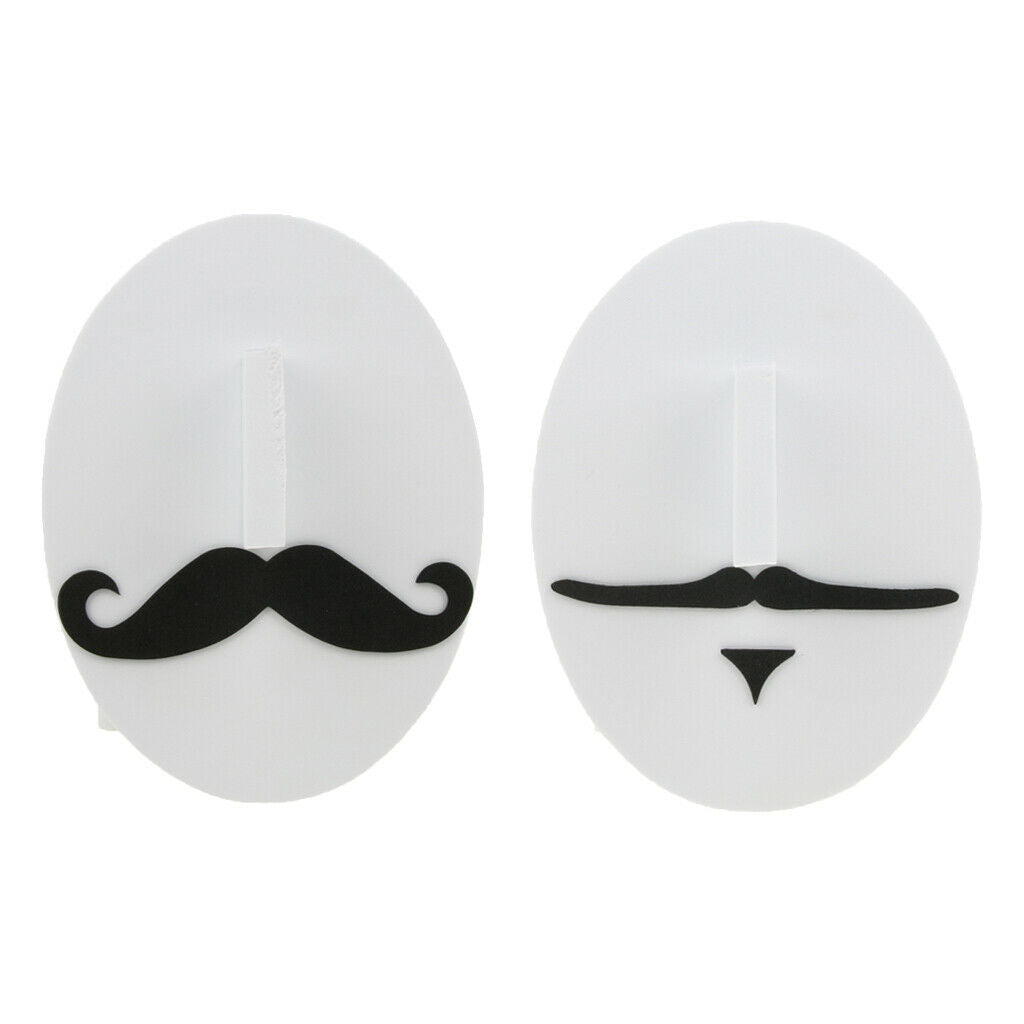 2x Creative Mustache Face Sunglasses Display Rack Eyeglasses Spectacles Show