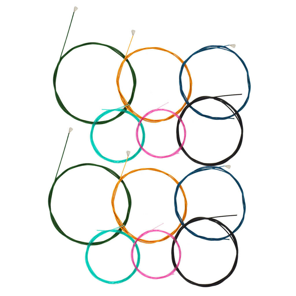 2 Set Quality Rainbow 6 String Guitar Strings Nylon Classical Guitar String